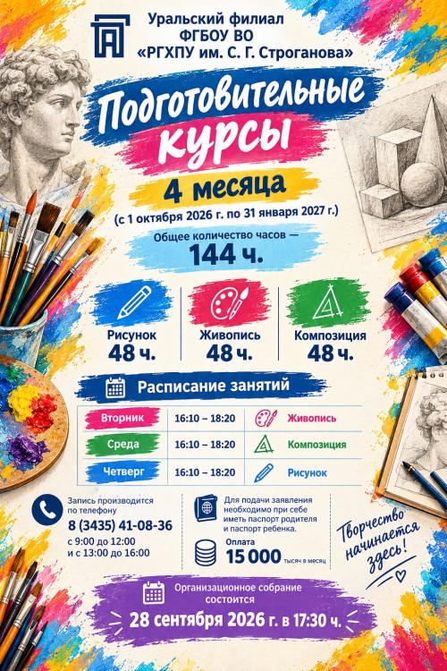 Открыт дополнительный набор на подготовительные курсы